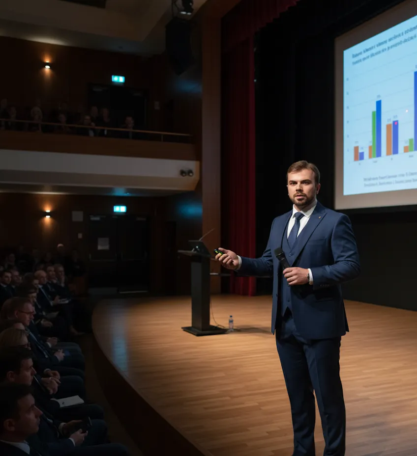 Gustavo Gawryszewski em palestra